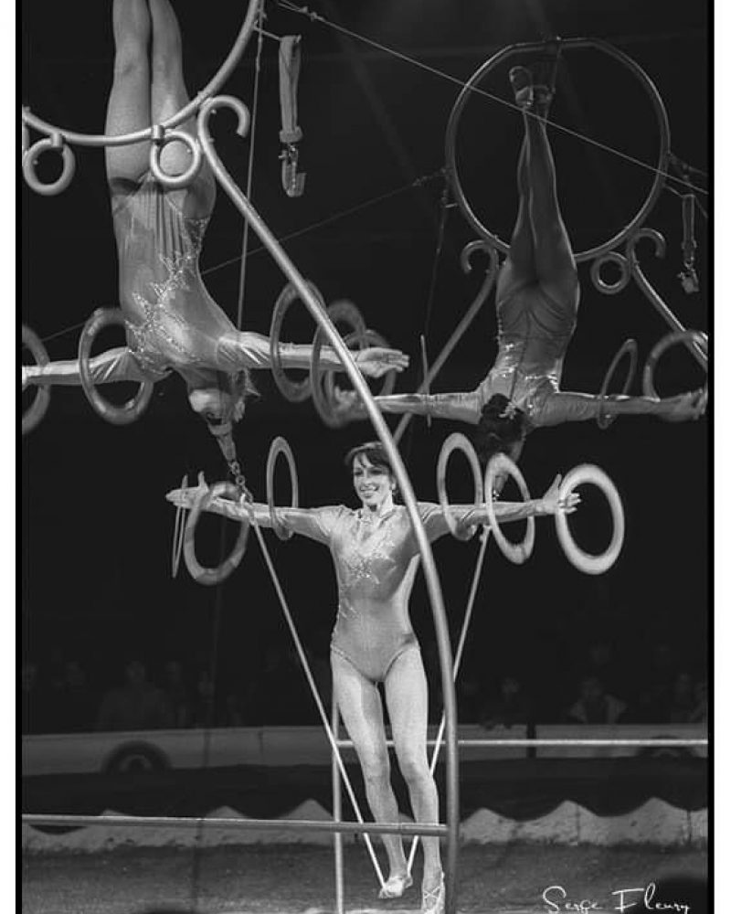 Photo : Nicole Gontte-Parge et Patrick-Louis Vuitton (Directeur Special  Orders Louis Vuitton) lors de la première du spectacle Silvia du cirque  Alexis Gruss à Paris le 28 octobre 2013 - Purepeople